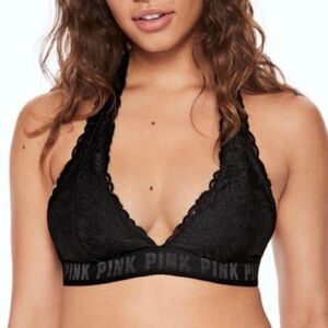 Victoria’s Secret PINK Bra black lace bralette size M